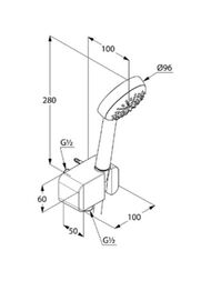 ������� �������� KLUDI LOGO 1S ����� 1 �����, �����, ���������� ��� ������, ���� 6867005-00