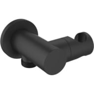 Шланговое подключение ESKO SH805 BLACK с держателем, цвет: черный матовый
