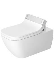 Унитаз подвесной DURAVIT HAPPY D.2 365х620х345 безободковый, для сиденья-биде 2550590000 — миниатюра 1