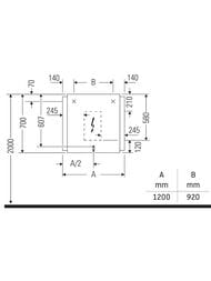 ������� Duravit Ketho.2 700�1200�33 � ���������� K27074000000000