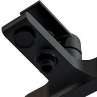 Смеситель для ванны/душа Cersanit BRASKO BLACK 63108 настенный, однорычажный, черный