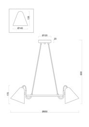 ������ Freya Falke (���) FR8001PL-05WG, IP20,�����