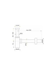    Alcaplast A401  1 1/4"/32 DESING ,  , 