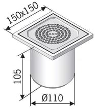 ���� ��� EG 150  DN100 150�150  ������������, ����. � �������  97211