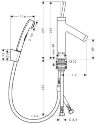  Axor Starck 10300  ,   , 