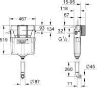 Смывной бачок Grohe GD2 38661000