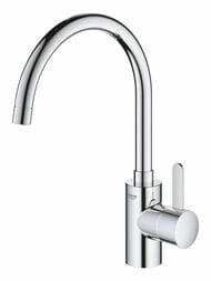 Смеситель Grohe EuroSmart Cosmopolitan 32843002 для кухни однорычажный, с высоким изливом, хром — изображение 2
