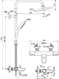 ������� ������� Ideal Standard CERATHERM T25 A7629AA � ���������������� ���������� ��� ����