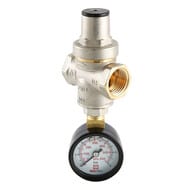 Редуктор давления VALTEC 1/2" поршневой с манометром 0,5-5,5 бар VT.088.N.0455