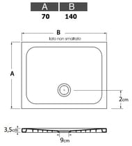 ������� ������ Azzurra Rapid (1400�700�40) �������������, ��������, ����� RAPD14007040CT