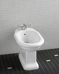 Биде напольное Devon&Devon Etoile IBBID1FET 540х330х380 с одним отверстием под смеситель, белый