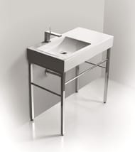 Раковина накладная Simas FROZEN (900x500х130) с отверстием под смеситель, белая FZ 11 bia