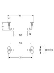 - Devon&Devon Mayfair L-280 DD104CR 
