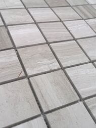 Мозаика из натурального камня LeeDo Pietrine 7 Travertino Silver POL 48х48 (305х305х7) серая (шт) — изображение 3