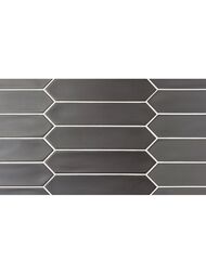 Плитка настенная EQUIPE LANSE BLACK (50х250) черная (кв.м.) — миниатюра 1
