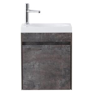 Тумба под раковину BelBagno PIETRA MINI (460х255х555) правая, Stone PIETRA MINI-460-1A-SO-PT-R