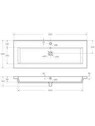 �������� ������������ Cezares (1210�460�140) CZR-8070-120 �����