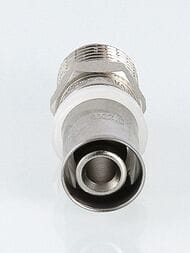 Пресс соединитель прямой VALTEC 16х1/2"Н VTm.201.N.001604