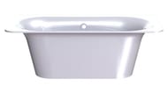 Ванна отдельностоящая Astra-Form Прима 01020037 (1850х900х640) иск. камень, ножки в комплекте,RAL