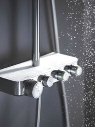 Душевая система Grohe Euphoria SmartControl 310 DUO Cube 26508LS0 термостат, настенн.монтаж,бел.луна — изображение 3