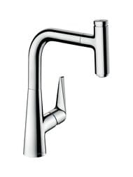 Смеситель Hansgrohe Talis Select M51 для кухни 220 вытяжной поворотный излив хром 72822000 — миниатюра 1