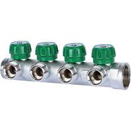 Коллектор регулирующий STOUT 1", 4 отвода 3/4"ЕК SMB-6850-013404