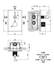 ��������� Gessi Inciso 58136.707 ��� �����/����, ����., ���������, �� 3 ���., ����.�����, ����. ���
