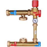 Насосно-смесительный узел STOUT ISOTHERM с терм.клапаном 30-50°, без насоса, 130, SDG-0120-006000