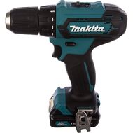 Шуруповерт MAKITA DF333DWYE аккумуляторный, 12В 2*1.5Ач. 20полож, 450/1700об/мин, 10мм, кейс