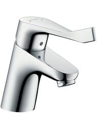 Смеситель Hansgrohe Focus 31910 для умывальника с фикс. изливом, с донным клапаном, длинная рукоятка — миниатюра 1