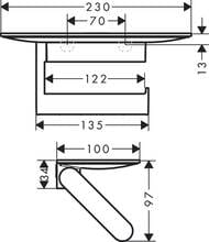    Hansgrohe WallStoris 27928700  