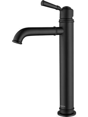 Смеситель для раковины Aquatek Классик AQ1504MB однозахв., излив 235мм, б/дон. клапана, черный мат