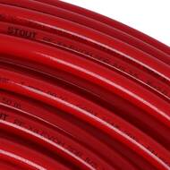 Труба STOUT PEX-A 16х2,0 из сшитого полиэтилена с кислородным слоем, красная, бухта 500 м SPX-0002-501620