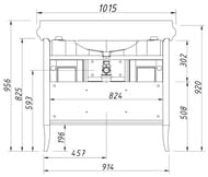 ����� ��� �������� Caprigo �������� 100 bianco 1015�956�542 � ������� 11122-�031G