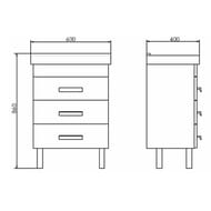 ����� COMFORTY �������-60� (600�860�400) ���������, � ���������, ��� ����� 00004142203