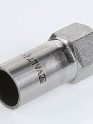 Вставка резьбовая VALTEC нерж. сталь 18х1/2"ВР, VTi.907.I.001804