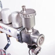 Коллекторная группа VALTEC  4 выхода, 1"х3/4" с расходомерами, нержавеющая сталь VTc.586.EMNX.0604