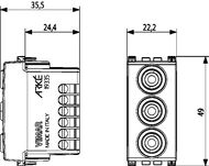������� Vimar ARKE � ����� RCA ������������, ����� 19335.B