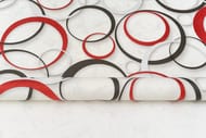 Обои виниловые OVK Design Кольца Mikado Yello сет 4 Кольца (1,06х10) красные, 10514-02 (рулон)