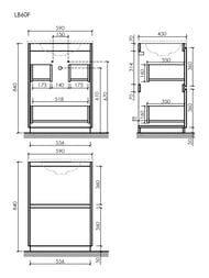 ����� ��� �������� SANCOS Libra Floor (590x450x840) ���������, ��� �����, ��� ��������� LB60FECH