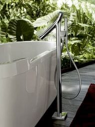 Смеситель Axor Starck Organic 12016000 термостат для ванны напольный хром — изображение 3