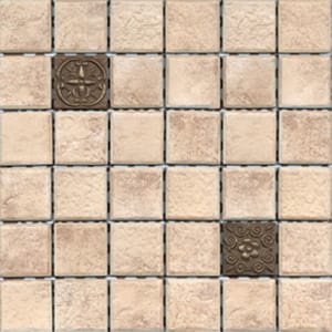 Декор VITRA Rock Bronze (50х50х6) бронзовый K033176 (шт.)