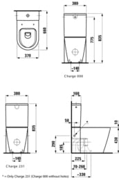 ������-������� Laufen KARTELL 8.2433.1.020.000.1+8.2933.2.020.872.1 (660�370) ������������, �������. ������, ������ �����, ������