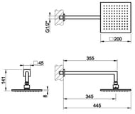 ������� ��� Gessi Emporio 47286.031 ���������, � ������� �� ������������ ������ 200�200, ����