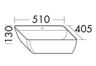 ���������� Burgbad Sys30 510�405�130 ���������, ���. ������, � ������ ��������, ����� MWAW051C0001