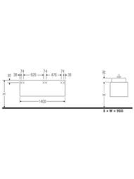    Duravit Ketho 1400496550 , , 4 ,   KT6657R2222