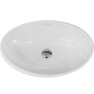 Умывальник Sanita Luxe RINGO Cut (530х340х150) накладной, белый WB.CT/Ringo/54-N.Cut/WHT.G/S1