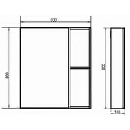 �������-���� COMFORTY ����-60 (600�800�140) ���������, ����� ������� 00-00006490