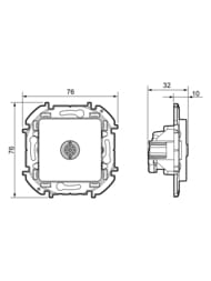  LEGRAND INSPIRIA  TV    2   673850