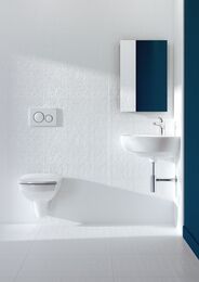 GEBERIT Sigma20 Клавиша смыва, двойной смыв, белый/кольца глянцевый хром 115.882.KJ.1